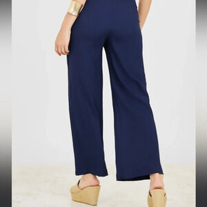 Abbeline navy blue wide leg pull on pants size XS in excellent condition​